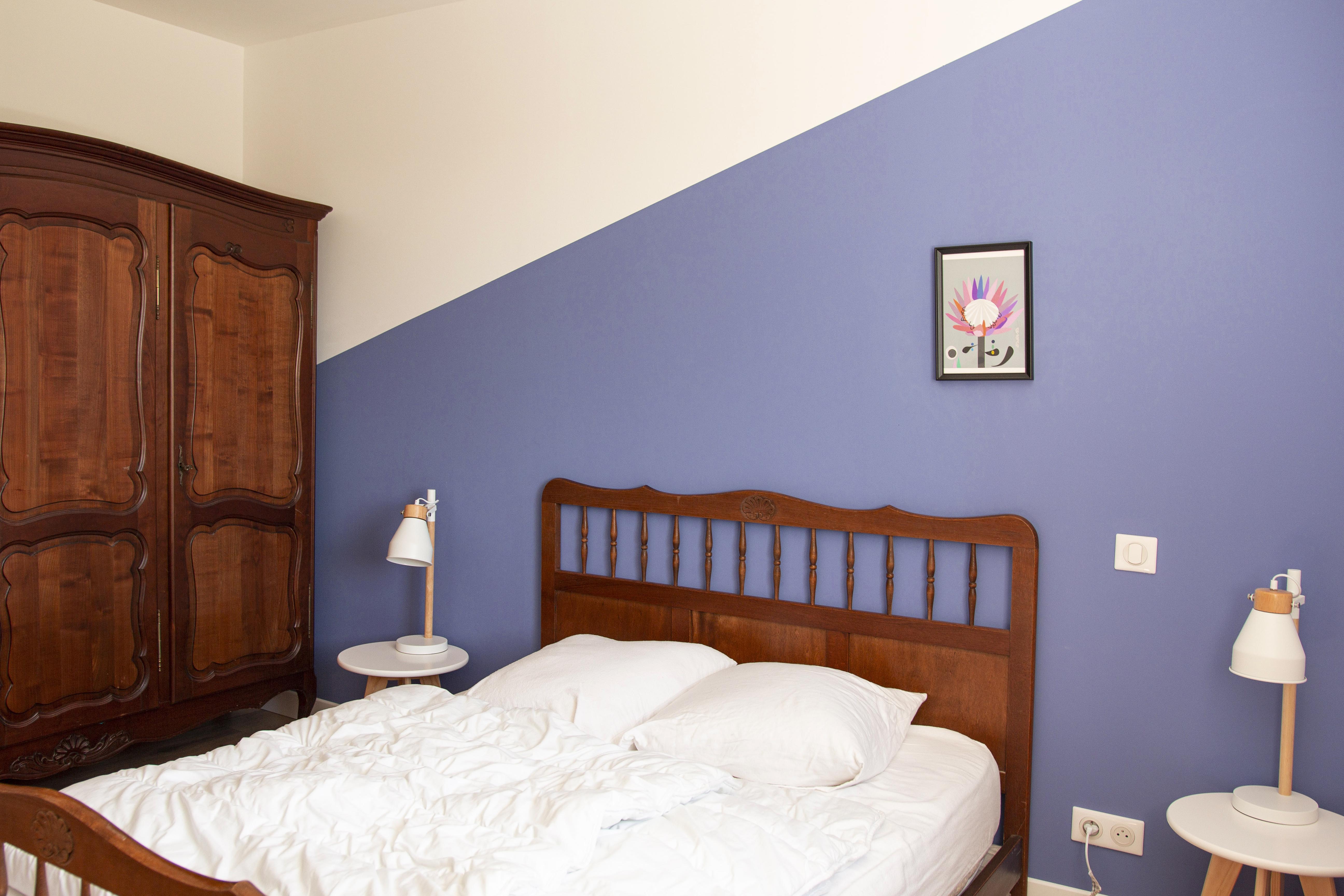 Le séjour avec la cuisine ouverte